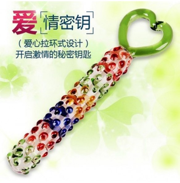 Mizzzee Colorful Love Key Crystal Dildo Mizzzee Colorful Love Key Crystal Dildo